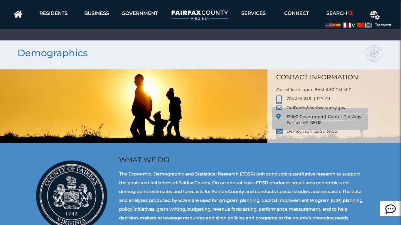 Demographics & Data | Demographics - Fairfax County, Virginia